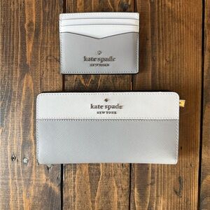Kate Spade Elegant Gray and White Set